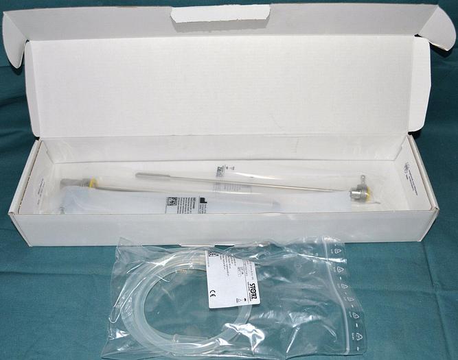 Used Karl Storz 27040BO Resectoscope Sheath Oblique Beak Luer Lock 27040OC Obturator