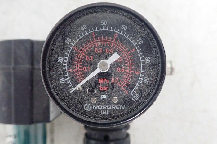 Used Excelon F72C-2AN-QL0 150 PSIG Filter w/ Norgren R72G-2AK-RFN 300 PSIG Regulator