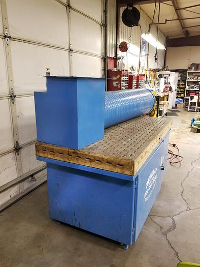 Used Denray 3672B Downdraft Table