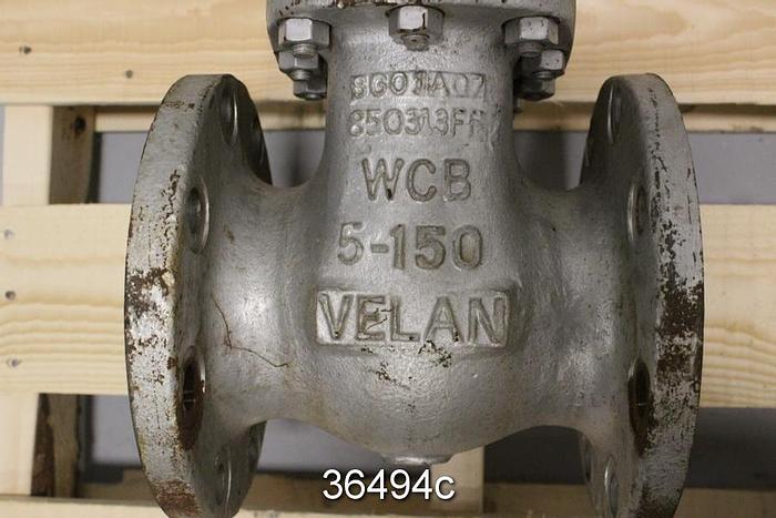 Used Velan 5" Full Port Gate Valve, F13-0064C-02TY #36494