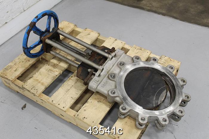 Used True Line 12" Hand Operated Knife Gate Valve #43541