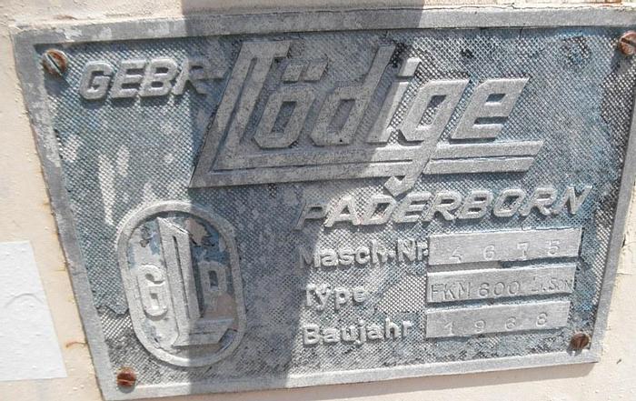 Used Mixer, Littleford, FKM-600D, Porcelain Lined, 22 CF, #S741159