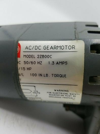 Used DAYTON AC/DC Gearmotor 2Z600C