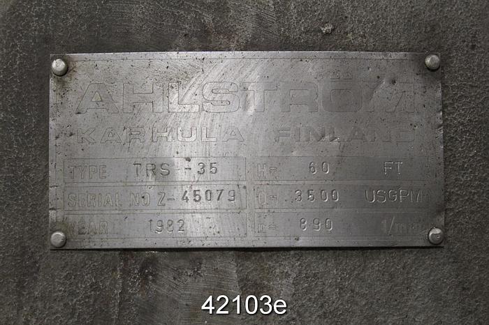 Used Sulzer TRS-35 Pump, Stainless Steel Casing #42103