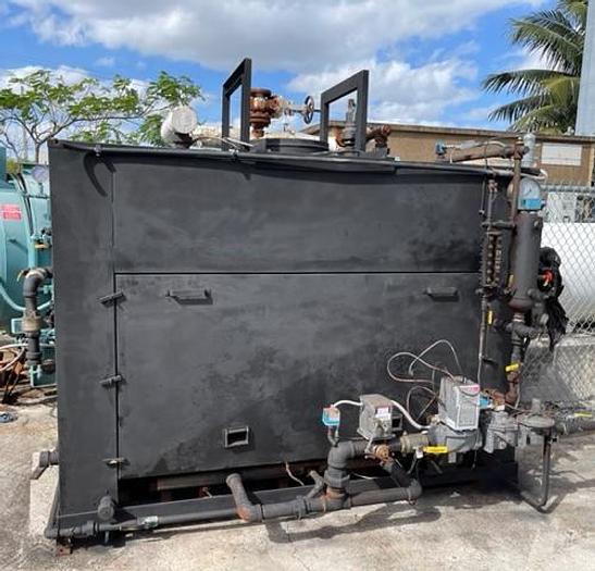Used 2014 Parker Boiler 90 HP Steam boiler 150 PSI Natural Gas