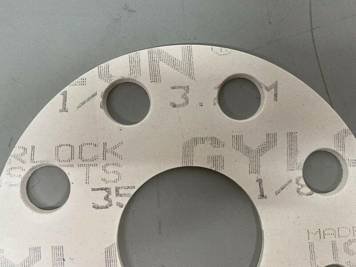 Used Lot of 6 - Garlock 1/8" Thick Gasket w/ 1.5" ID & 5" OD