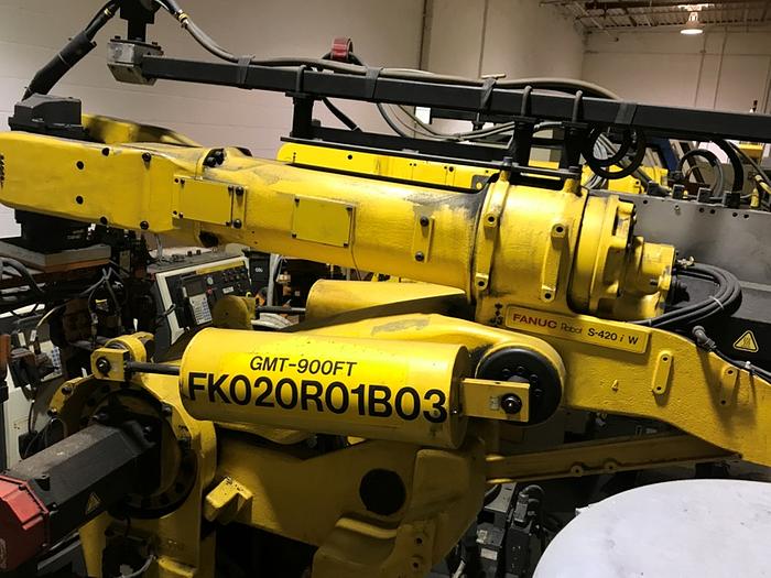 Used FANUC S420IW 6 AXIS CNC ROBOT