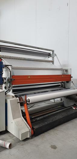 Used 1996 ZOCCHI  Motorized unwinding group and triangle single fold (for HDPE)