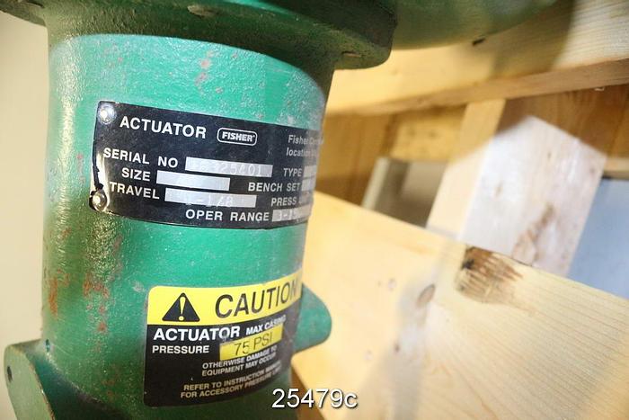 Used Fisher  Actuator Type 657, Size 40, Travel 1 1/8", Actuator Only #25479
