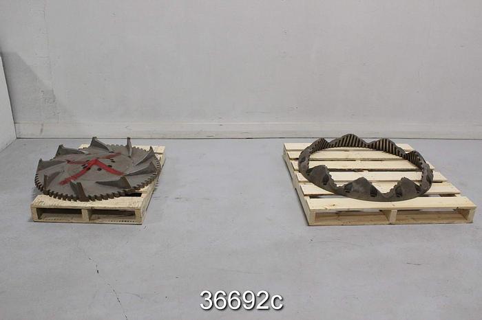 Used Bolton Emerson Tornado II Pulper Tackle Set, 36" Diameter #36692