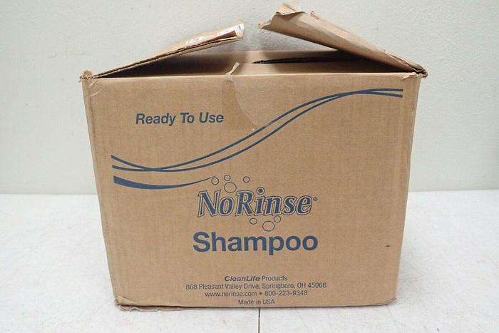 Used CleanLife Products 00120 No-Rinse Shampoo, 2 fl oz/Bottle, 72 Bottles/Case