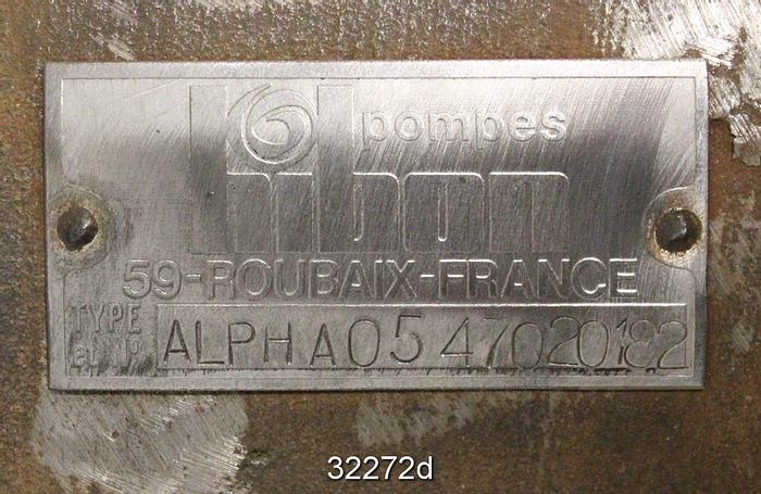Used Hibon Alpha 05 Single Stage Liquid Ring Vacuum Pump #32272