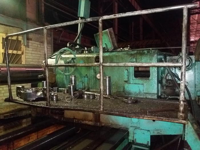 Used 1979 KOLOMNA 5V375 (D1250,M50) Semiautomatic  horizontal gear hobbing for cylindrical wheels