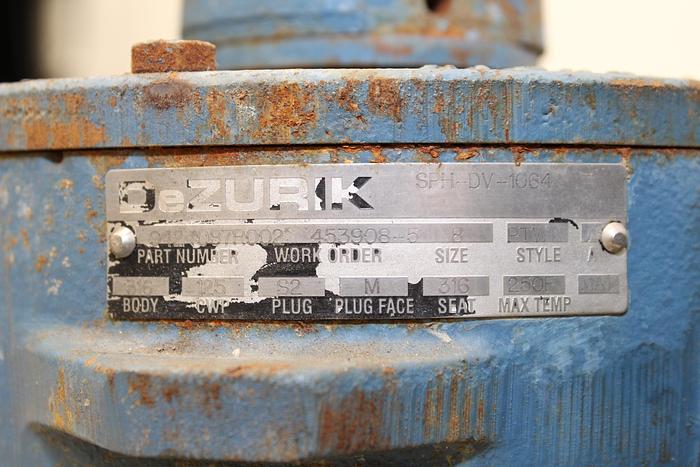 Used Dezurik 8" 3-way Air Operated Valve #43975