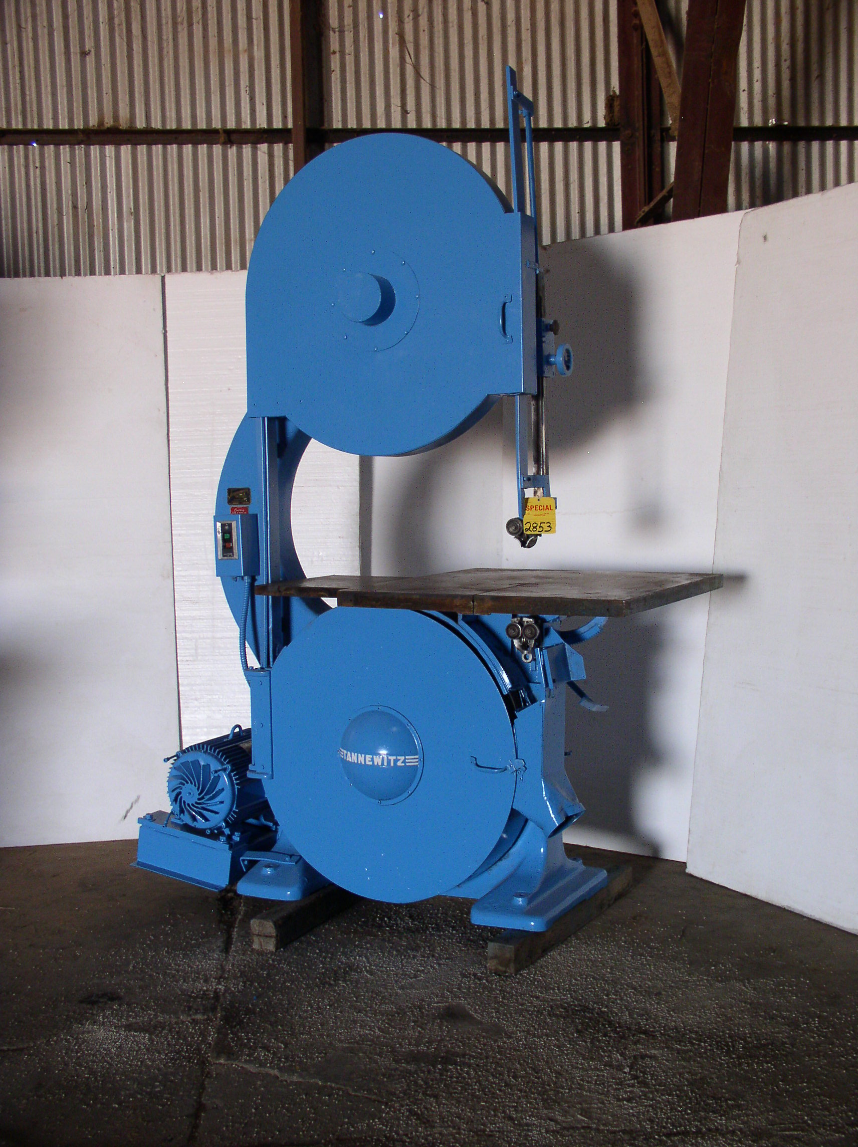 Used 36" Tannewitz Model G1E Vertical Band Saw for Sale in Cas...