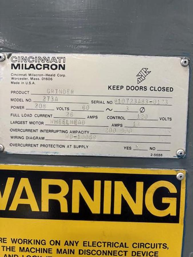 Refurbished Heald 273 A ID Grinder