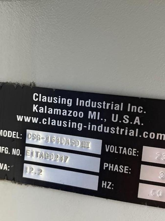 Clausing 1640  Surface grinder