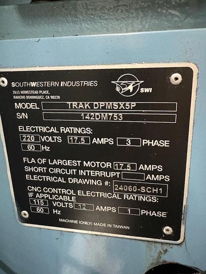 Used Trak  DMP 5  2015