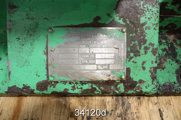 Used Ingersoll Rand 2CRVL Pump, 2x3x10 #34120