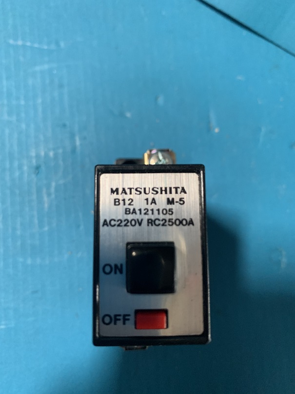 Used Matsushita Circuit Breaker BA121105