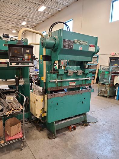 Used Wysong CNC Press Brake H-4052 with Hurco Autobend 5C Controller Two Available!