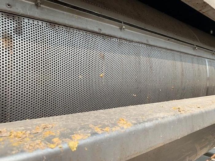 Used Huges 48" Diameter x 16' long Rotary Hot Water Blancher