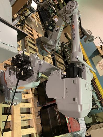 Used MOTOMAN UP50N (HP50) 50KG X 2046MM REACH 6 AXIS CNC ROBOT WITH NX100 CONTROL