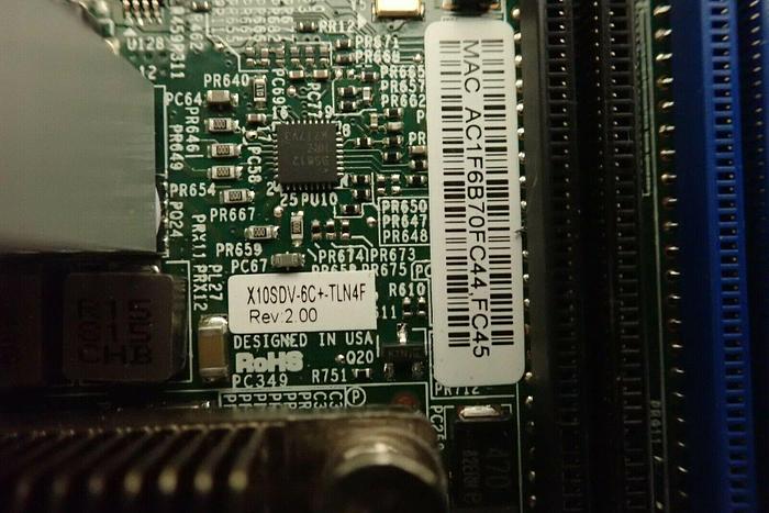 Used SuperMicro X10SDV-6C+-TLN4F Mini-ITX Motherboard 672042205080