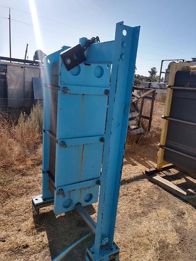 Used Heat Exchanger, Plate, 390 SF, APV, 316 S/st, (59) Plates #S742457