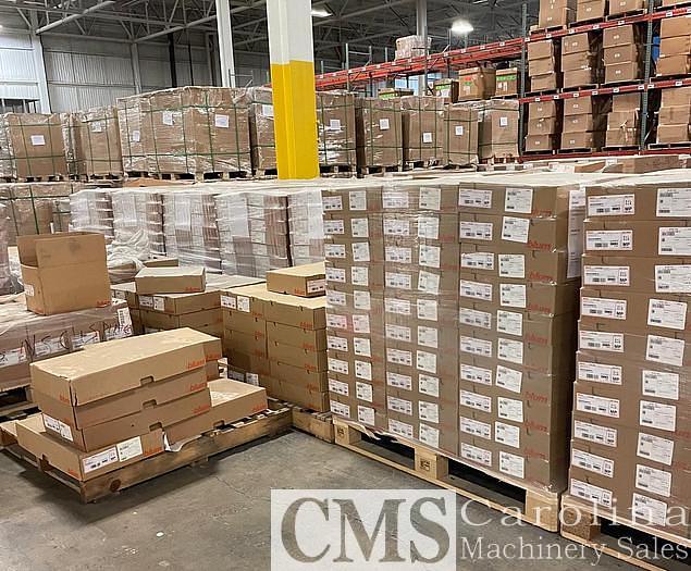 Used Warehouse Liquidation Cabinet Hardware, Plywood, Forklifts, Pallet Racking, Finishing Line