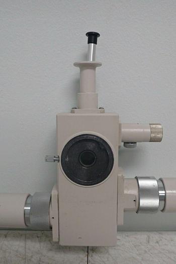 Used Nikon Dual-Head Teaching Microscope Extension Tubes w/ Beam Splitter, 2 Stands