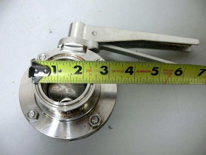 Used Waukesha Cherry-Burrell Butterfly Valve 2"
