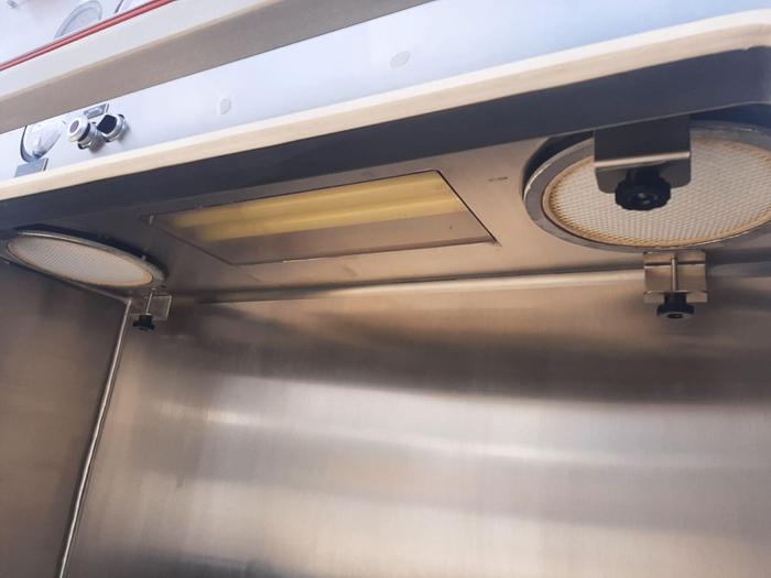 Used Cabinet, Glove Box, Isolator, Flanders, Stainless Steel, 59" x 24" x 28" #S744729