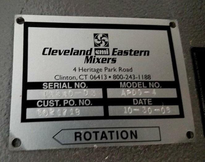 Gear Box Assembly Cleveland Mixer APD0-4 Nord Gear Waster Water Agitator