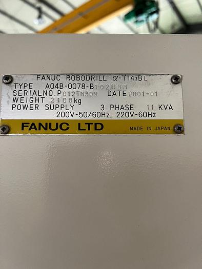 Drill Tapp Center Fanuc Rodrill α-T14i BL