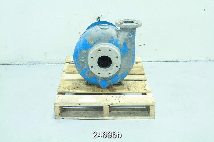 Used Goulds 3196CV Goulds 3196Cv Pump, 3X4X13, Stainless Steel Casing, Stainless Steel Impeller, Stainless Steel Stuffing Box, Packing, Mtx Power End, Full Diameter 13" Impeller #24696