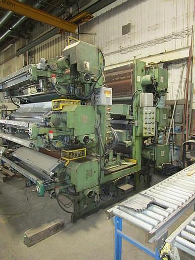 Used 60" WIDE 6 COLOR STACK PRESS