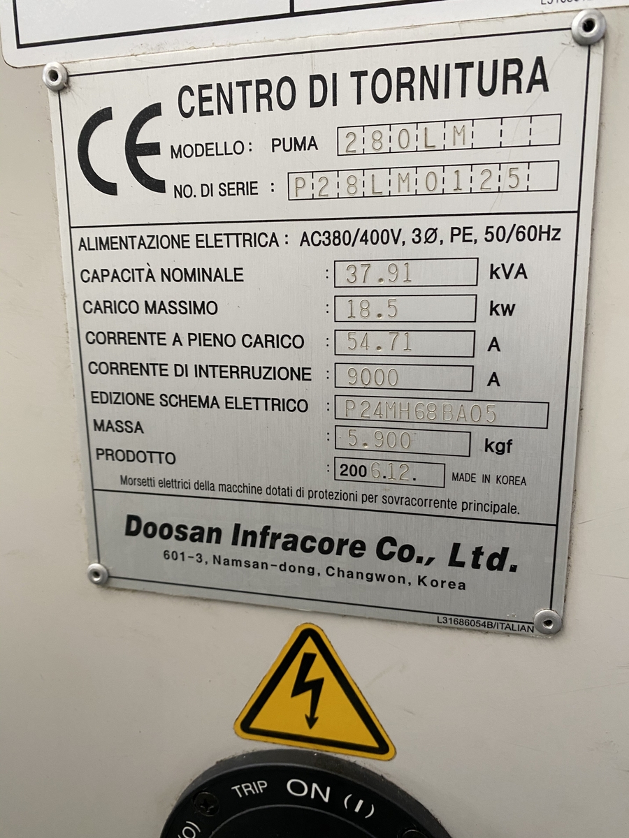 Refurbished 12/2006 Doosan Daewoo PUMA 280LM