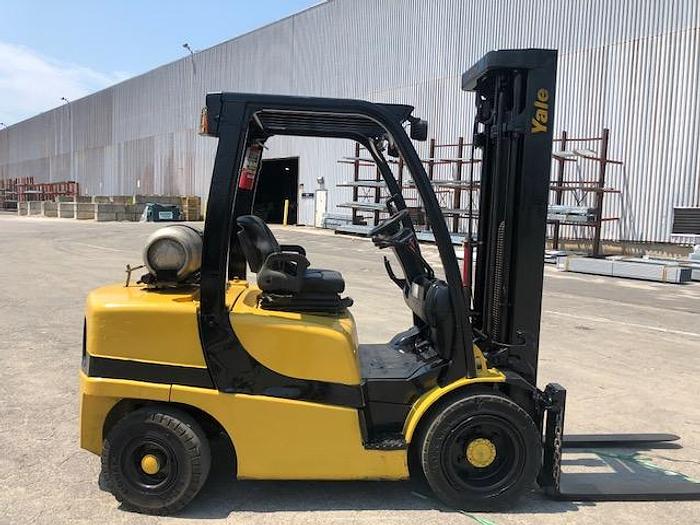 Used 7,000 LB YALE FORKLIFT MDL. GLP070 MFG. 2015 ONLY 3,024 HOURS
