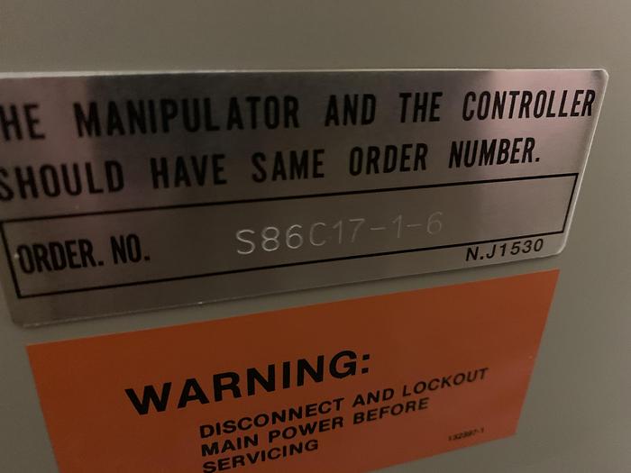 Used MOTOMAN SSF2000 (YR-SSF6-A00) 6 KG X 1,378mm REACH 6 AXIS CNC ROBOT WITH NX100 CONTROL