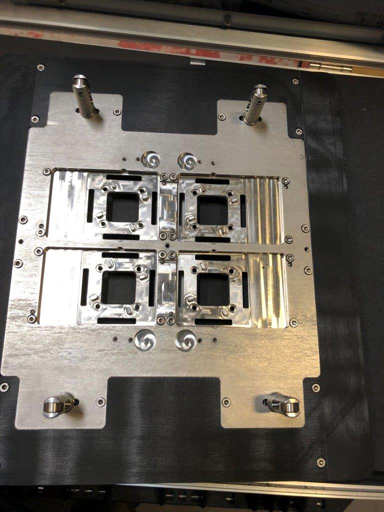 Used Multitest 128 LQFP 14x14x1.4mm Test handler change kit for MT9510 Handler