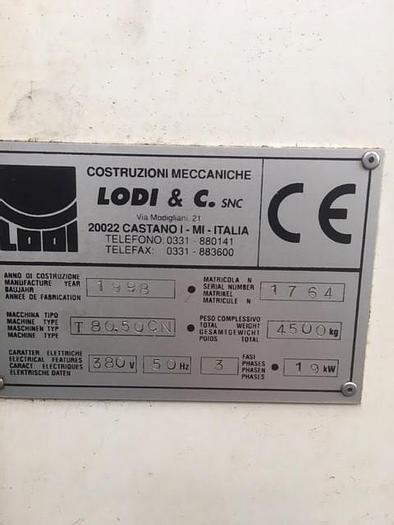 Utilisé Rectifieuse plane Marque LODI type T80.50CN