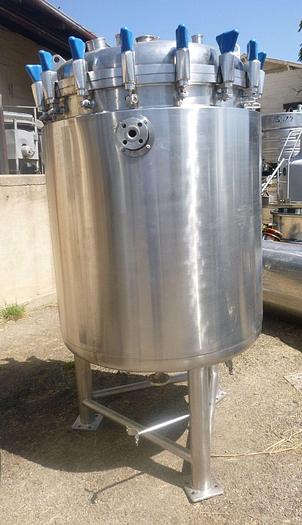 Used Reactor, 158 Gallon, 316L S/st, Jkt, 50 PSI, Precision B #S744225