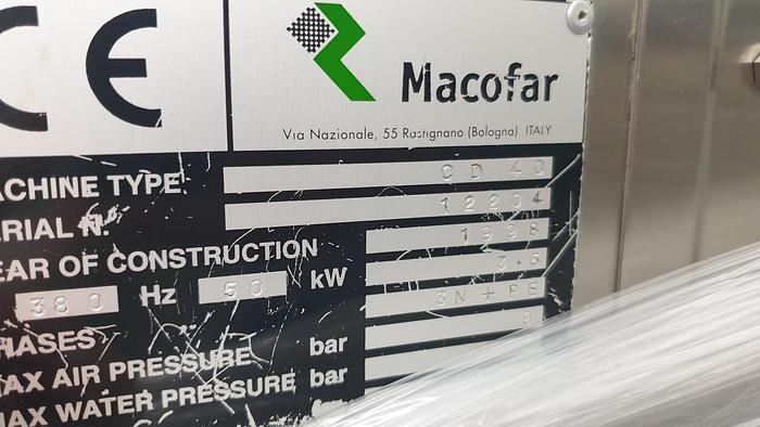 Used Romaco Macofar CD 40 Capsule Filler
