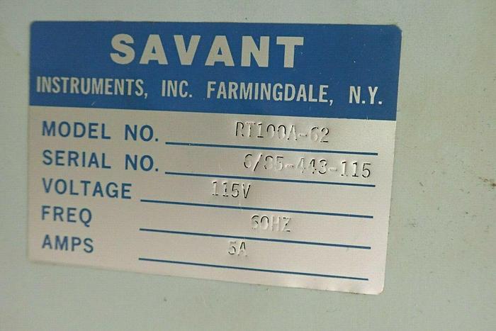 Used Savant Model RT100A-62 Refrigerated Condensation Trap