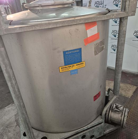 Gebraucht AZZINI Edelstahl-IBC mit 997 Litern Kapazität