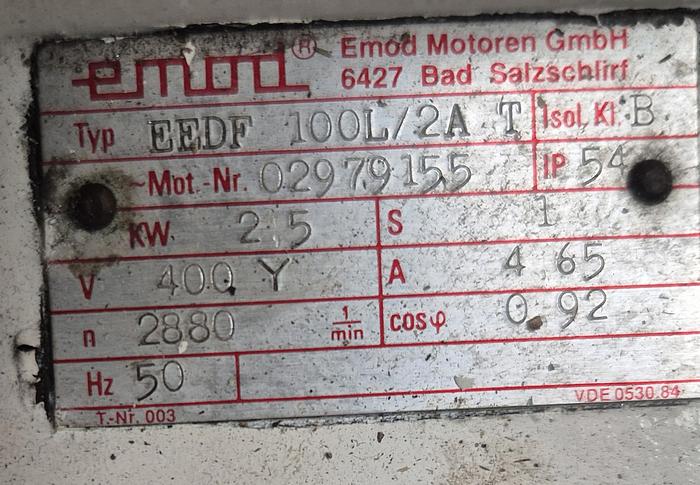 Gebraucht Leybold Wälzkolbenvakuumpumpe  RUVAC WAU 501