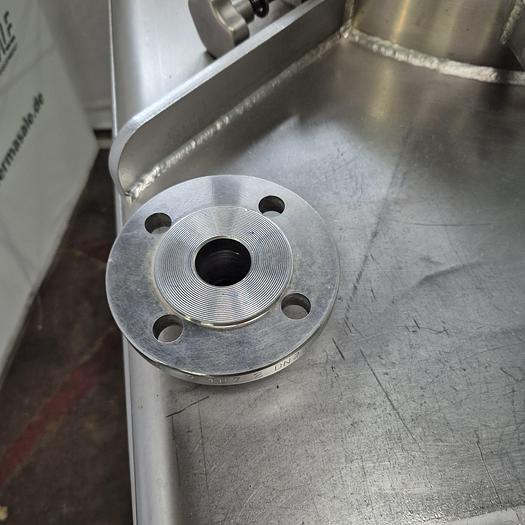 Used Edelstahl-Maurer AG IBC-Behälter mit Halar-Beschichtung 670 ltr.