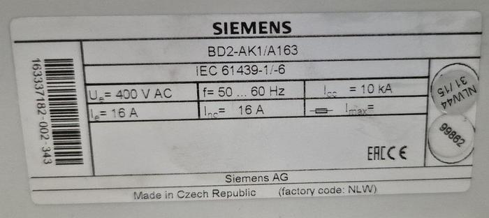 Gebraucht Klöckner-Moeller Lasttrennschalter BD 2-AK 3-32-2 / GSTZ 00