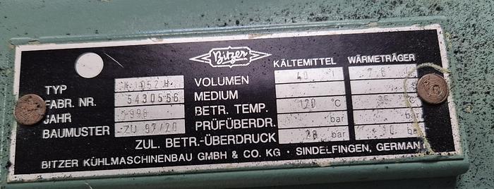 Gebraucht Bitzer Kälteanlage K1052H-2 / S6F-30.2Y